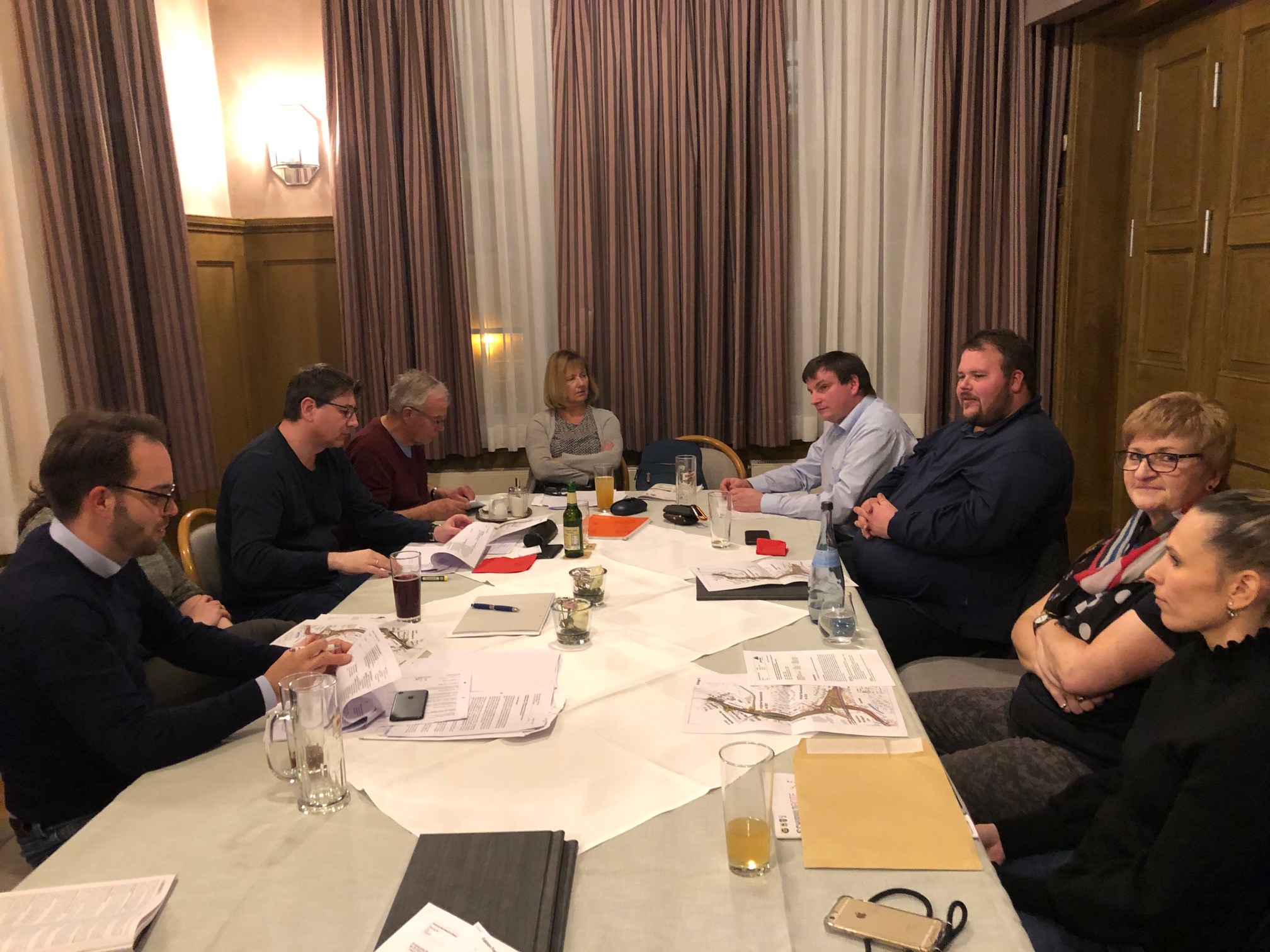 Haushaltsanträge und Verkehrsthemen beim UB-Treff