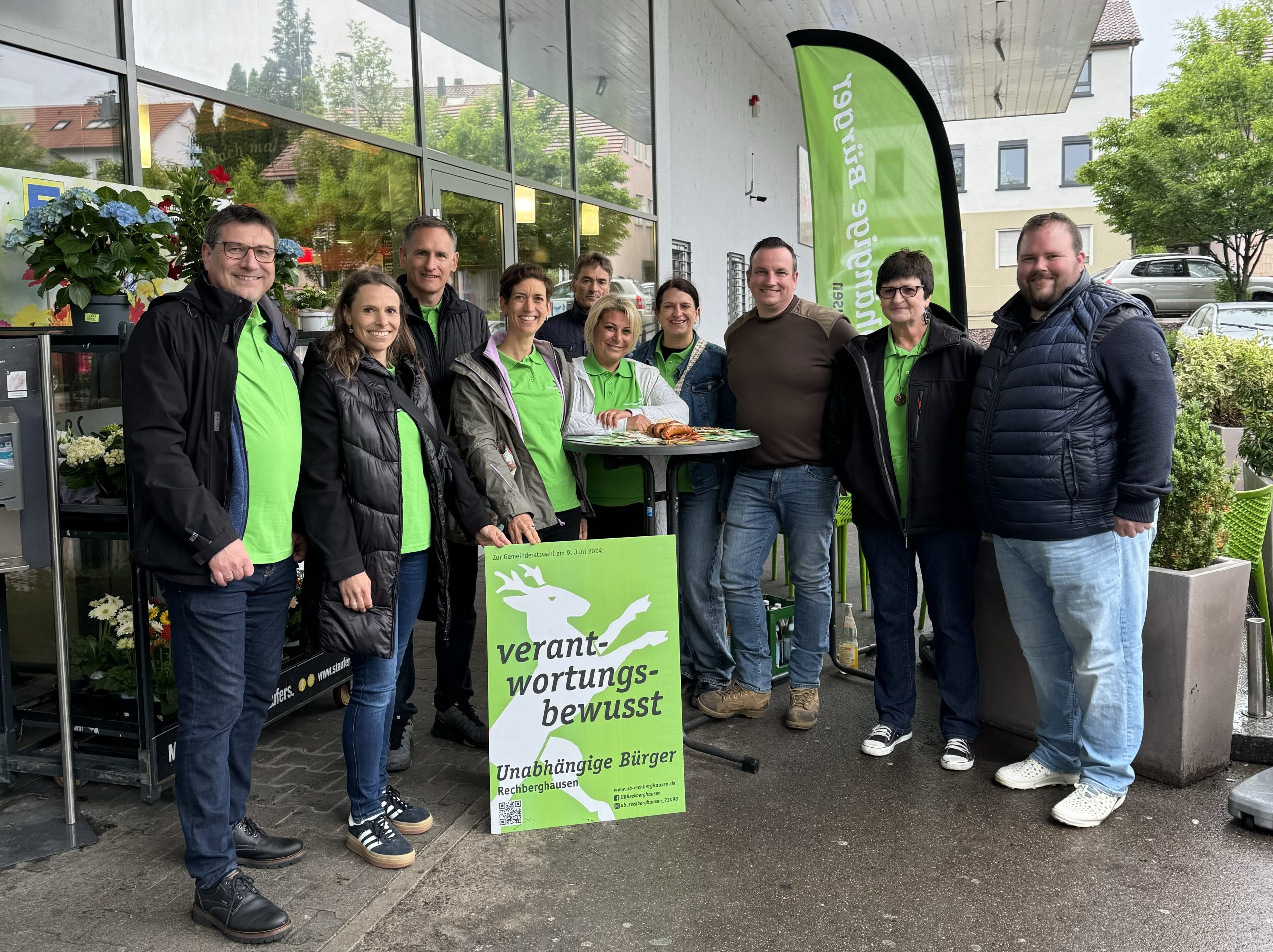 Info-Stand am Staufers