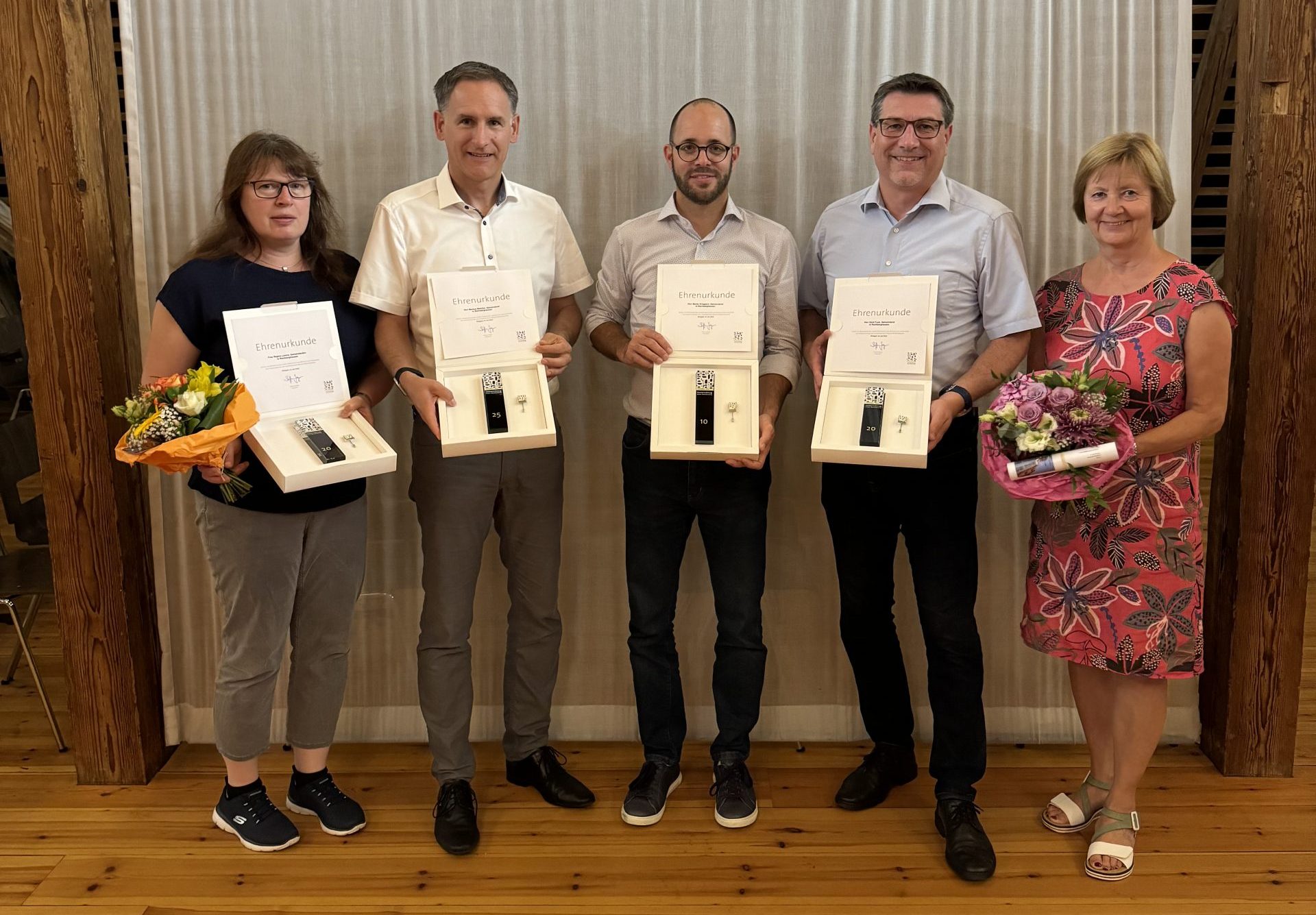 Ehrungen und Wechsel im Gemeinderat