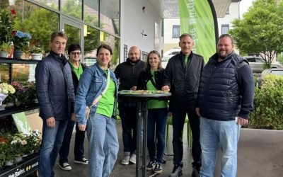 Info-Stand am Staufers
